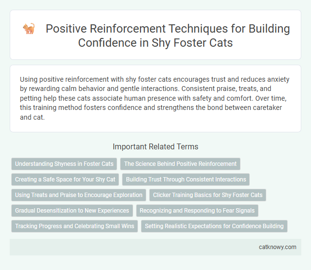 Positive Reinforcement Techniques for Building Confidence in Shy Foster Cats