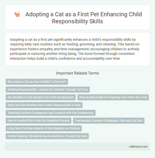 Adopting a Cat as a First Pet Enhancing Child Responsibility Skills