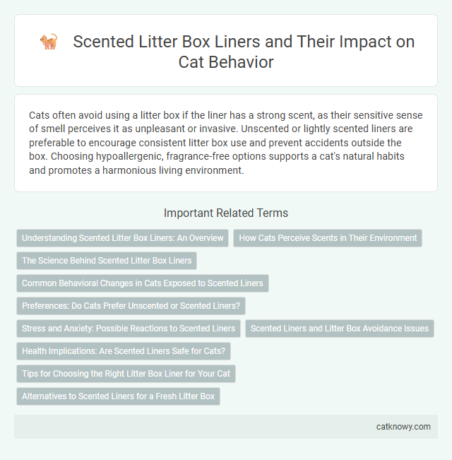Scented Litter Box Liners and Their Impact on Cat Behavior
