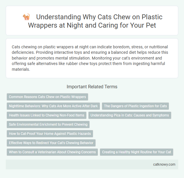 Understanding Why Cats Chew on Plastic Wrappers at Night and Caring for Your Pet