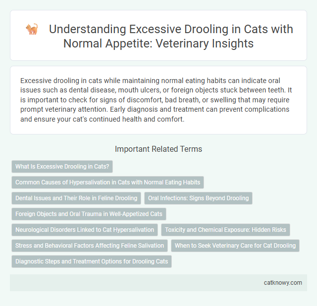 Understanding Excessive Drooling in Cats with Normal Appetite: Veterinary Insights