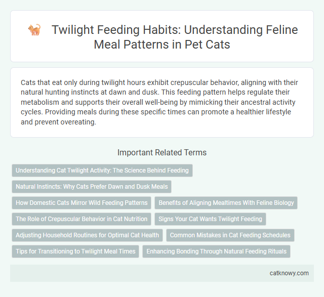 Twilight Feeding Habits: Understanding Feline Meal Patterns in Pet Cats