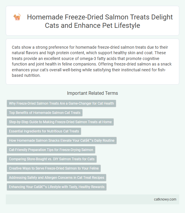 Homemade Freeze-Dried Salmon Treats Delight Cats and Enhance Pet Lifestyle