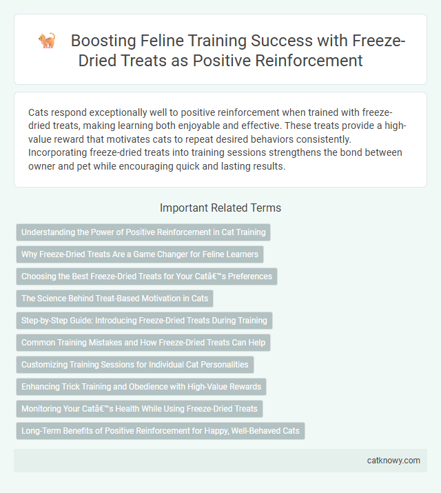 Boosting Feline Training Success with Freeze-Dried Treats as Positive Reinforcement