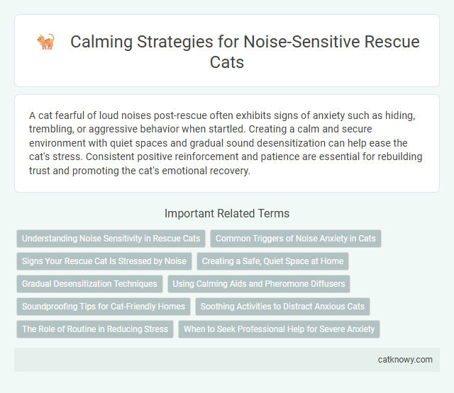 Calming Strategies for Noise-Sensitive Rescue Cats