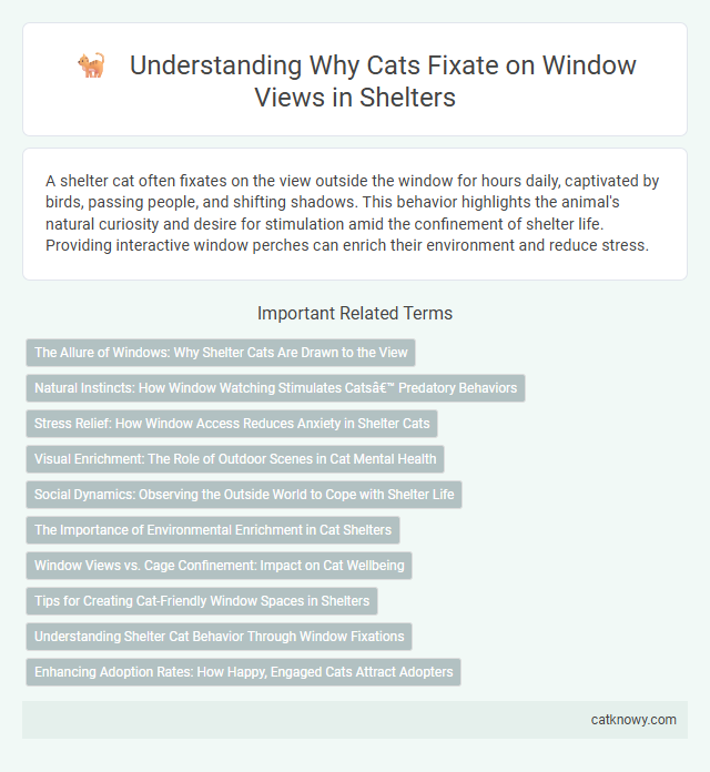 Understanding Why Cats Fixate on Window Views in Shelters