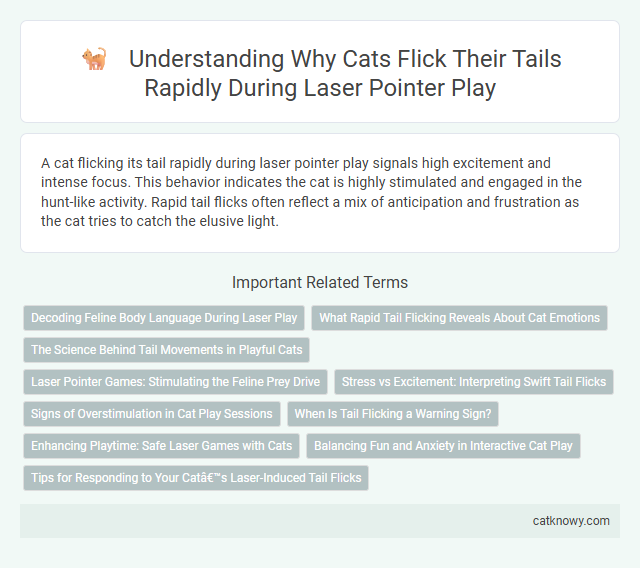 Understanding Why Cats Flick Their Tails Rapidly During Laser Pointer Play