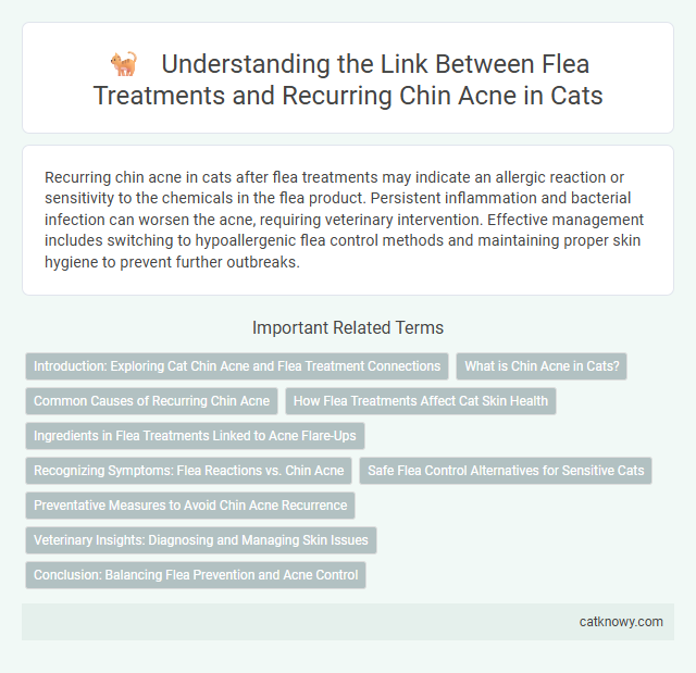 Understanding the Link Between Flea Treatments and Recurring Chin Acne in Cats
