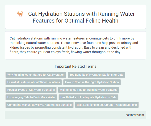 Cat Hydration Stations with Running Water Features for Optimal Feline Health