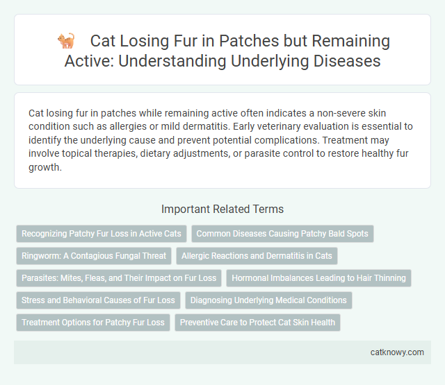 Cat Losing Fur in Patches but Remaining Active: Understanding Underlying Diseases
