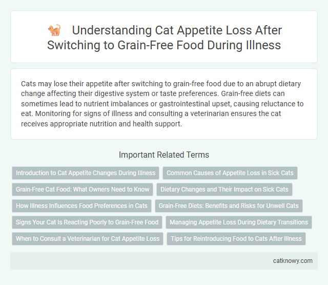 Understanding Cat Appetite Loss After Switching to Grain-Free Food During Illness