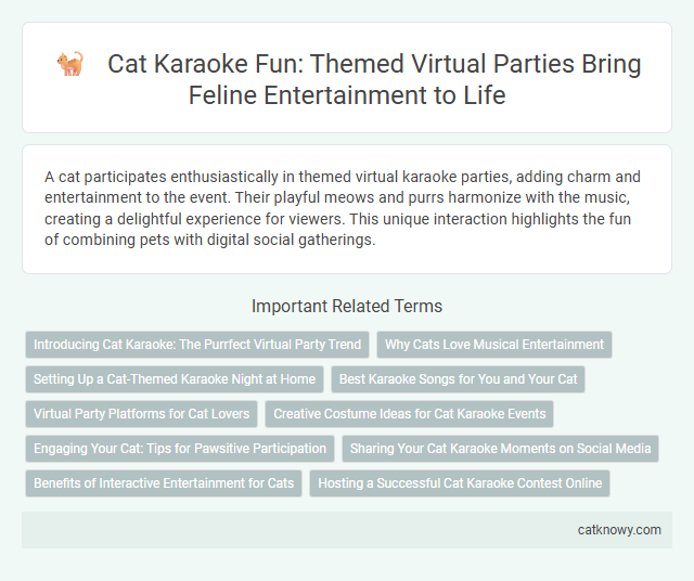 Cat Karaoke Fun: Themed Virtual Parties Bring Feline Entertainment to Life