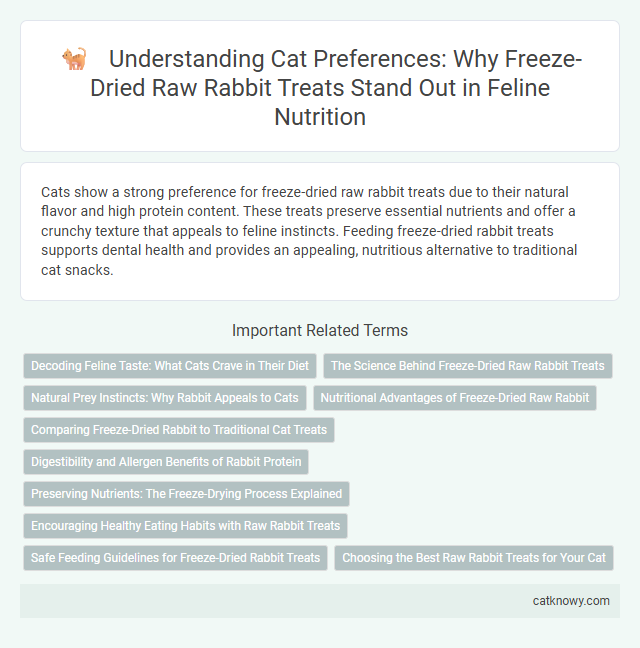 Understanding Cat Preferences: Why Freeze-Dried Raw Rabbit Treats Stand Out in Feline Nutrition