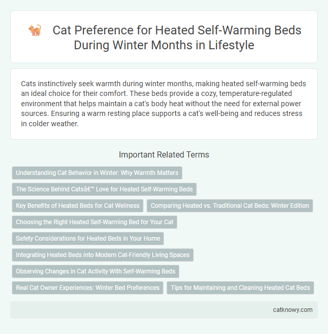Cat Preference for Heated Self-Warming Beds During Winter Months in Lifestyle