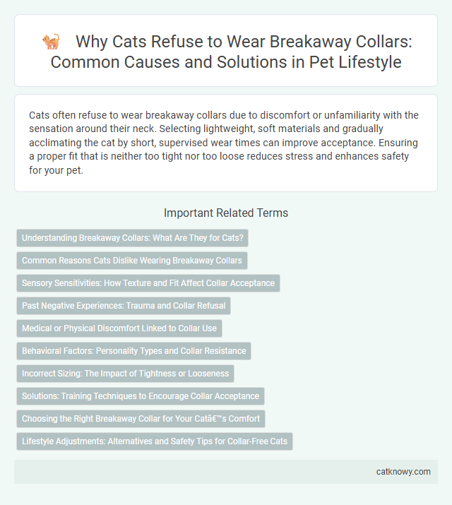 Why Cats Refuse to Wear Breakaway Collars: Common Causes and Solutions in Pet Lifestyle