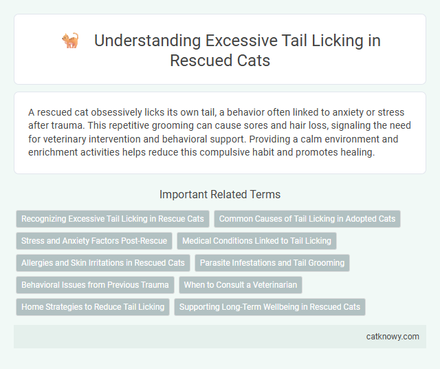 Understanding Excessive Tail Licking in Rescued Cats