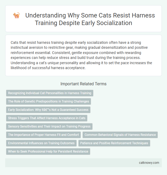 Understanding Why Some Cats Resist Harness Training Despite Early Socialization