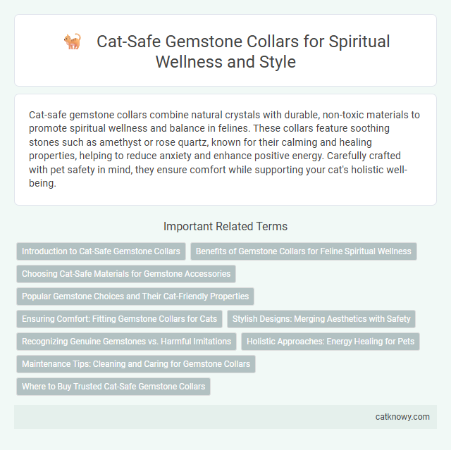 Cat-Safe Gemstone Collars for Spiritual Wellness and Style