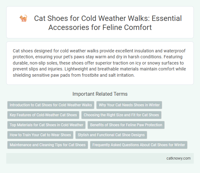 Cat Shoes for Cold Weather Walks: Essential Accessories for Feline Comfort
