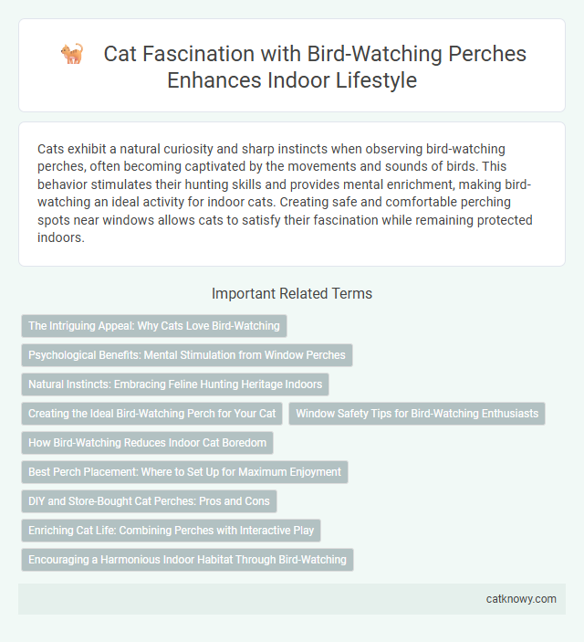 Cat Fascination with Bird-Watching Perches Enhances Indoor Lifestyle