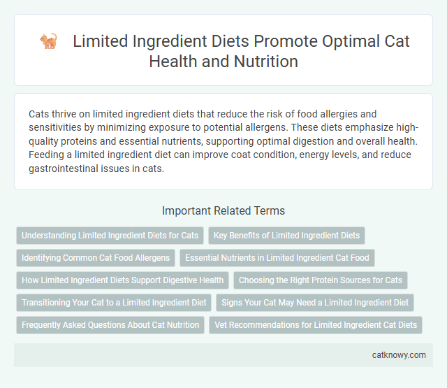 Limited Ingredient Diets Promote Optimal Cat Health and Nutrition