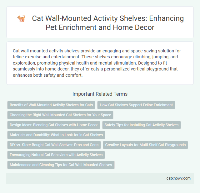 Cat Wall-Mounted Activity Shelves: Enhancing Pet Enrichment and Home Decor
