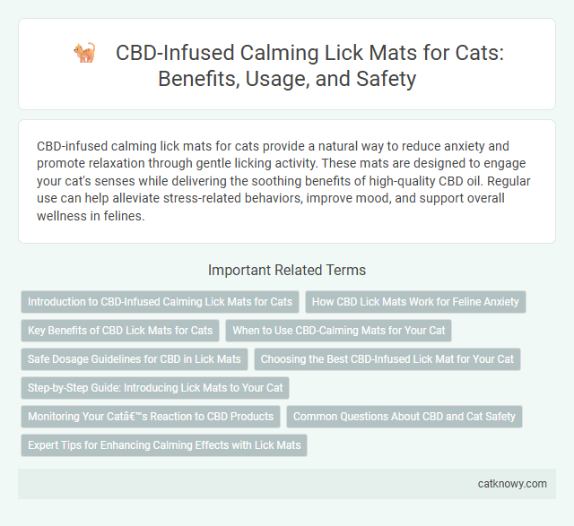 CBD-Infused Calming Lick Mats for Cats: Benefits, Usage, and Safety