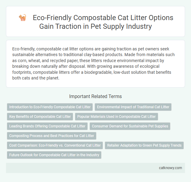 Eco-Friendly Compostable Cat Litter Options Gain Traction in Pet Supply Industry
