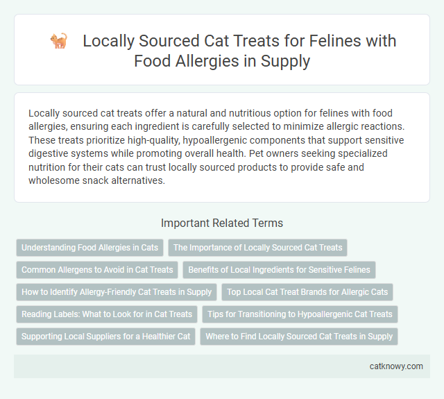 Locally Sourced Cat Treats for Felines with Food Allergies in Supply