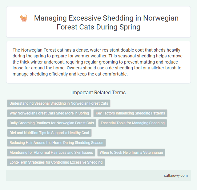 Managing Excessive Shedding in Norwegian Forest Cats During Spring