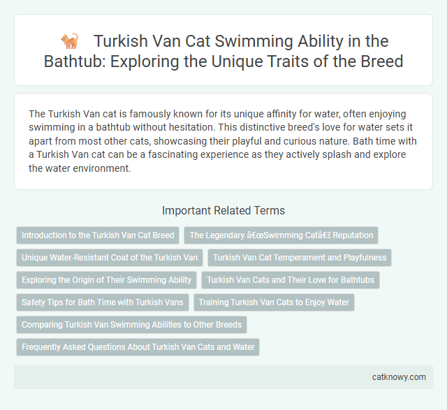 Turkish Van Cat Swimming Ability in the Bathtub: Exploring the Unique Traits of the Breed