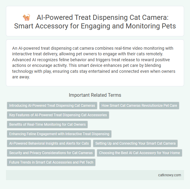 AI-Powered Treat Dispensing Cat Camera: Smart Accessory for Engaging and Monitoring Pets
