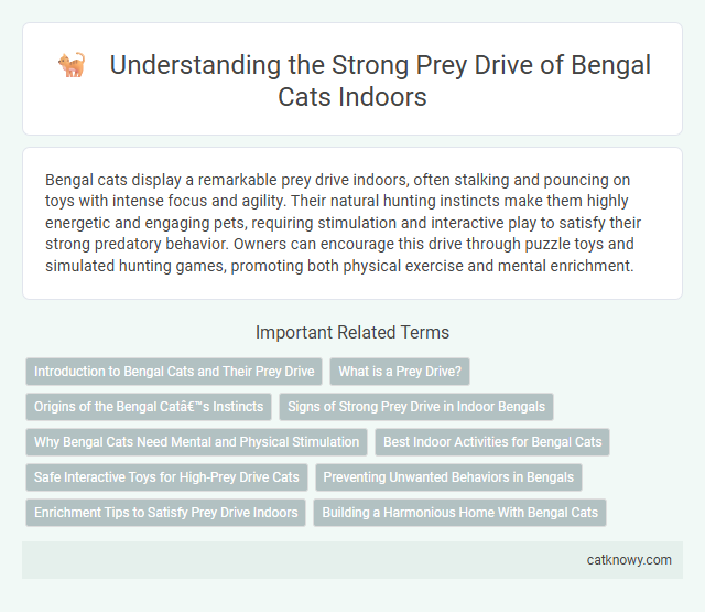 Understanding the Strong Prey Drive of Bengal Cats Indoors