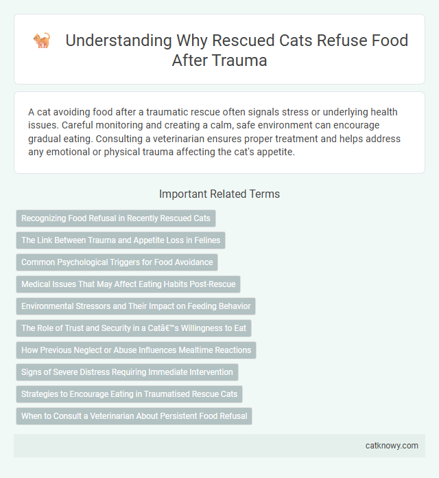 Understanding Why Rescued Cats Refuse Food After Trauma