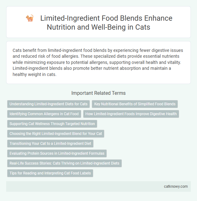 Limited-Ingredient Food Blends Enhance Nutrition and Well-Being in Cats