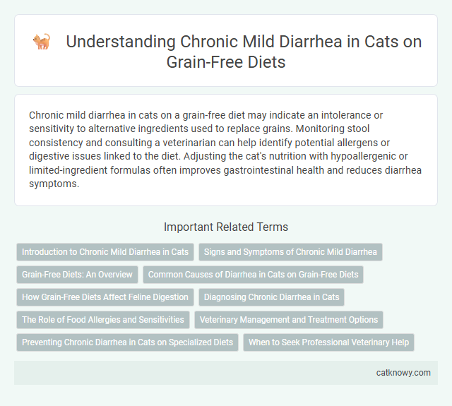 Understanding Chronic Mild Diarrhea in Cats on Grain-Free Diets
