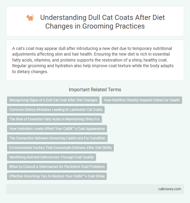 Understanding Dull Cat Coats After Diet Changes in Grooming Practices