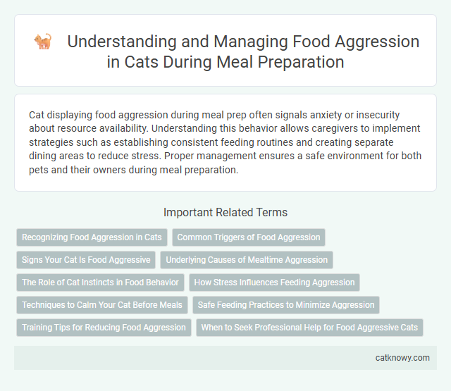Understanding and Managing Food Aggression in Cats During Meal Preparation