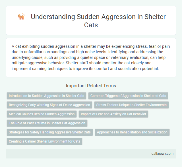 Understanding Sudden Aggression in Shelter Cats