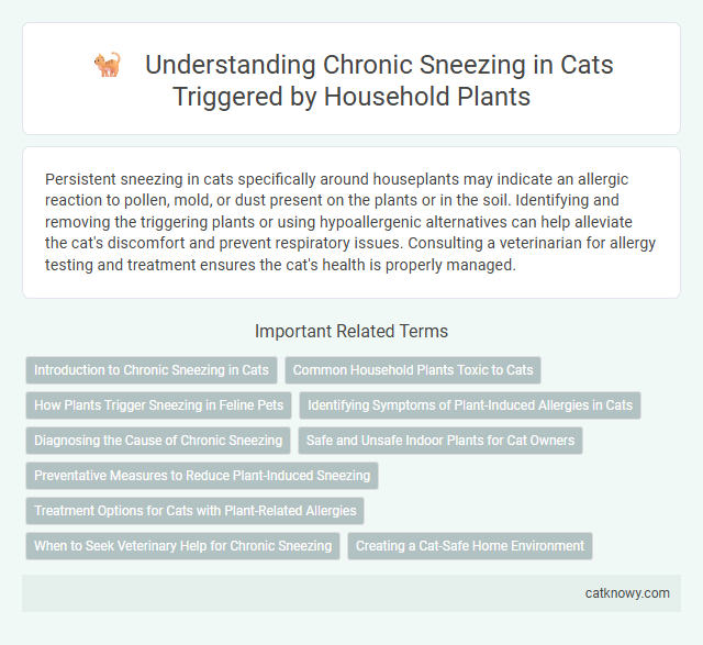 Understanding Chronic Sneezing in Cats Triggered by Household Plants