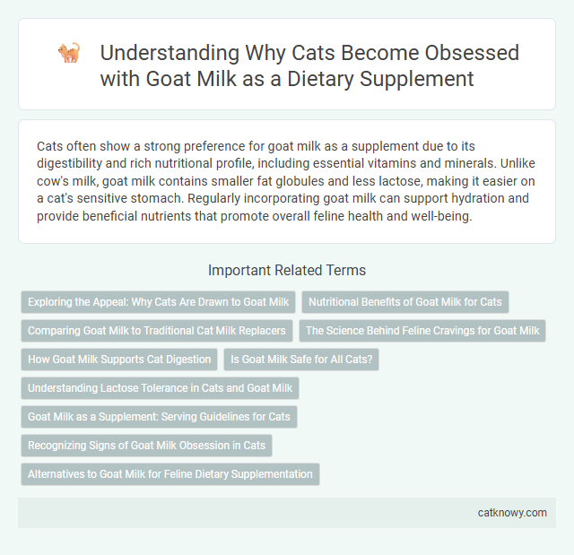 Understanding Why Cats Become Obsessed with Goat Milk as a Dietary Supplement