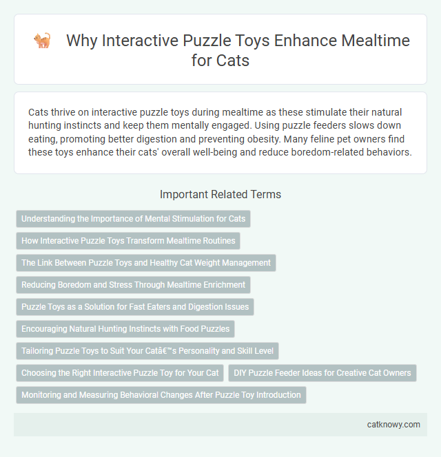 Why Interactive Puzzle Toys Enhance Mealtime for Cats