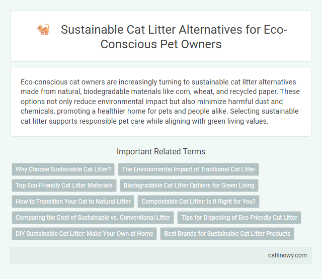 Sustainable Cat Litter Alternatives for Eco-Conscious Pet Owners