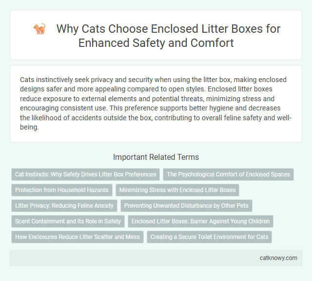 Why Cats Choose Enclosed Litter Boxes for Enhanced Safety and Comfort