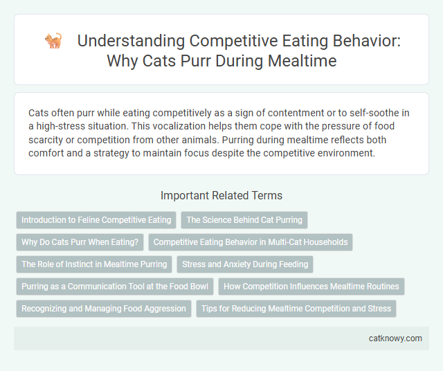 Understanding Competitive Eating Behavior: Why Cats Purr During Mealtime