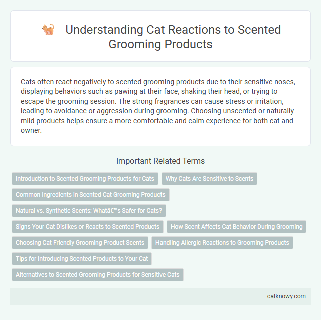 Understanding Cat Reactions to Scented Grooming Products