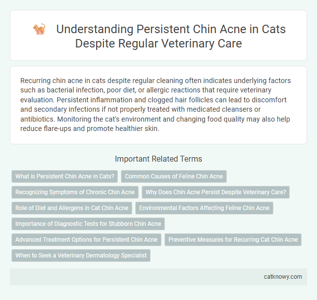 Understanding Persistent Chin Acne in Cats Despite Regular Veterinary Care