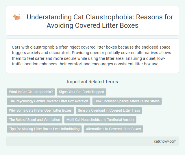 Understanding Cat Claustrophobia: Reasons for Avoiding Covered Litter Boxes