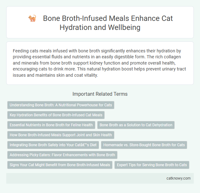 Bone Broth-Infused Meals Enhance Cat Hydration and Wellbeing