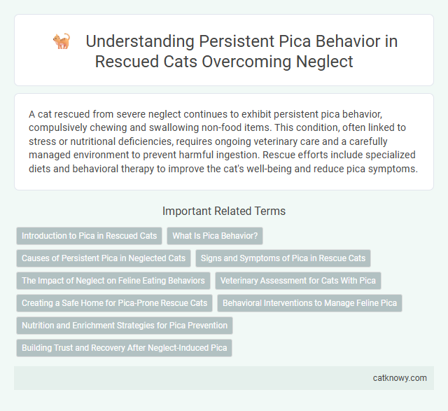 Understanding Persistent Pica Behavior in Rescued Cats Overcoming Neglect